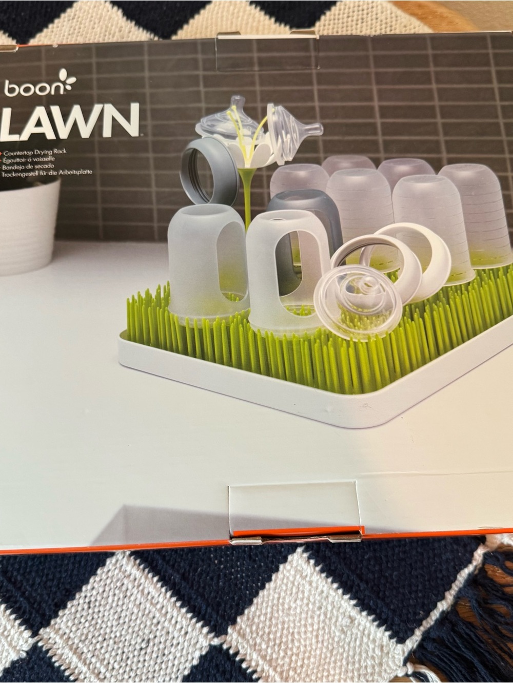 Boon Lawn Countertop Drying Rack - Green - Picture 4 of 6